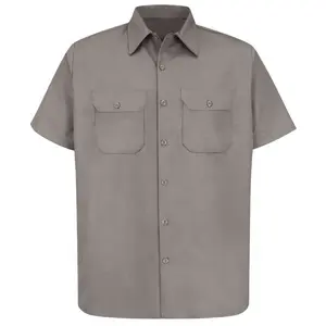 Traditional Comfortable Blue - beige poly-cotton material Security Guard Officer Uniform for Men