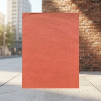 Tissu jersey uni en polycoton 320 GSM, tricoté chaîne, largeur 67/68 pouces, texture simple face, pour vêtements décontractés - Fournisseur