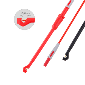 ETA3409 1 Paar <span class=keywords><strong>4mm</strong></span> <span class=keywords><strong>Test</strong></span> isoliert ohne Beschädigung Piercing Nadel haken Clip Multimeter Tests onden - Product Image 6