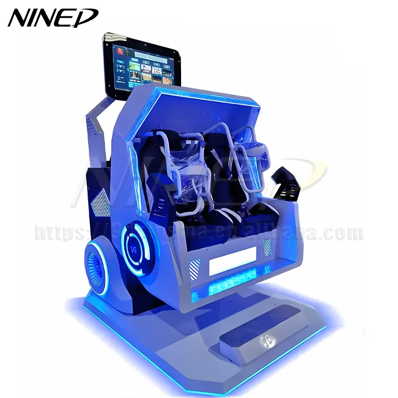 Nined vr VR 안경 롤러 코스터 시뮬레이션 게임 3D 운전 시뮬레이터 게임 9d