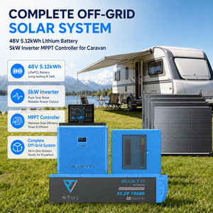 Système d'énergie <span class=keywords><strong>solaire</strong></span> pour <span class=keywords><strong>camping</strong></span>-<span class=keywords><strong>car</strong></span> BLUETTI RVSolar 48V 5.12kWh, onduleur 5000W, kit batterie LiFePO4 pour <span class=keywords><strong>camping</strong></span>-<span class=keywords><strong>car</strong></span> - Product Image 3