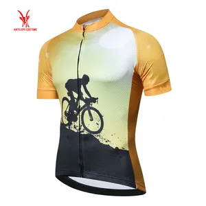 Camisa profissional para ciclismo unissex, camiseta jersey de ciclismo profissional para homens e mulheres