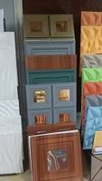 Panneau mural en vinyle PVC 3D imperméable, motif de carrelage mural, imitation briques pour la décoration intérieure, le bureau, l'entrepôt, l'extérieur