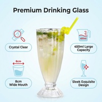 Gobelet à vin en PC transparent réutilisable et écologique, pour hôtel, restaurant, traiteur, avec logo personnalisé, OEM, pour boissons, eau potable