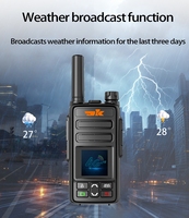 Walkie-Talkie Portátil DK-K2 4G de Alta Calidad, Radio Bidireccional de Largo Alcance (5000 km) con Tarjeta SIM