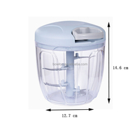 Procesador de Alimentos Manual, Picador de Verduras, Picador de Ajo Portátil con Cuerda, Cortador de Cebolla