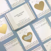 Wedding Anniversary Personalised Year of Dates Couple Gift Game Idea Scratch Off Reveal Activity Date Night Cards Box Set