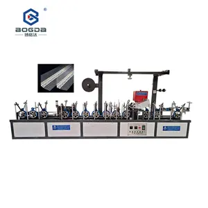 BOGDA Automatic EVA Hot-melt Glue Laminating Machine For PVC Drywall Angle Corner Bead With Mesh