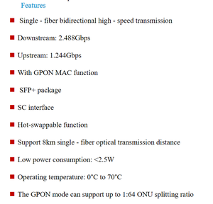 Module <span class=keywords><strong>OLT</strong></span> GPON FTTH à brancher - Nouveau <span class=keywords><strong>SFP</strong></span> Mini <span class=keywords><strong>OLT</strong></span> portable pour FTTH Fibre Optique - Product Image 6