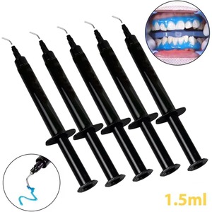 Gel protector de encías dental de 5 piezas, protección gingival de 1,5 ml con puntas, proporciona una barrera protectora para las encías - Product Image 4
