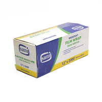 Film alimentaire en PVC de qualité alimentaire, 2000 mètres, film étirable, film plastique, rouleau jumbo, film d'emballage alimentaire