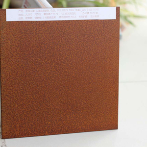Plaque en <span class=keywords><strong>acier</strong></span> Corten avec <span class=keywords><strong>patine</strong></span> protectrice contre la rouille ASTM A588, taille personnalisée, fabricant pour structure extérieure - Product Image 4