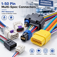 Konektor BeiXing 1-50 Pin, Kabel Perakitan Peralatan Sepeda Motor, Kabel Harness Otomatis, Manufaktur Perakitan OEM/ODM
