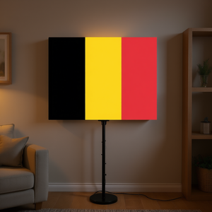 Bandera del Estado de Bélgica 244x137cm con Iluminación Decorativa - Product Image 3
