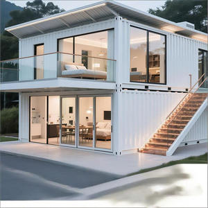 Недорогой роскошный двухэтажный современный модульный сборный дом, вилла с 3 спальнями, строительство из SIP-панелей, быстровозводимые мини-дома - Product Image 2