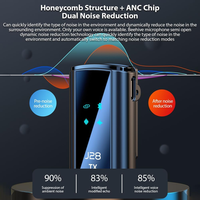 Micrófono Mini con Chip 2.4G de Doble Núcleo, Estuche de Carga, Reducción de Ruido, Conexión Tipo C, Plug and Play