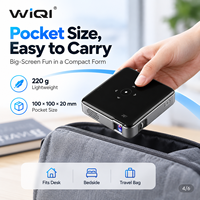 Mini-projecteur portable avec écran DLP, batterie 3800 mAh, diffusion sans fil depuis le téléphone pour la visualisation de films en voyage – Vente en gros