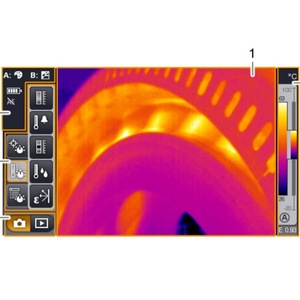 Caméra thermique infrarouge Testo 890-1 640x480 pixels, appareil de mesure de température industrielle - Product Image 3