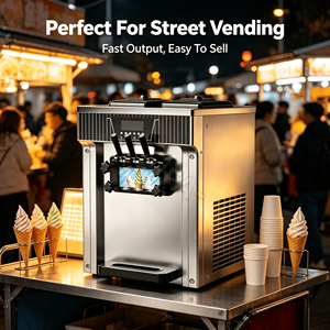 Máquina Expendedora de Helados de Grado Comercial, Dispensación Automática de <span class=keywords><strong>Helado</strong></span> Suave, Eficiente en Consumo de Energía, para Áreas Públicas - Product Image 1