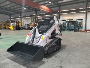 Kleine Gebruikte Wiel/Crawler Laders Mini Skid Sters Laders Front End Laders Skid Stuur Bijlagen - Product Image 4