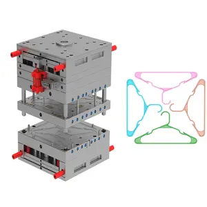 Hanger plastic adjustable mould cloth hanger plastic mould clear plastic hangers injection mould