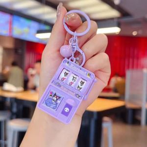 Creative Cartoon Fruit Shaped Stress Relief Keychain Pendant Game Console Key <b>Ring</b> <b>Couple</b> Car Bag Ornament Wholesale Gift - Product Image 1