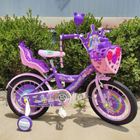 Xthang Factory 12 14 16 Inch Child Bicycle Bisicleta Children's Bike Kids Cycle for Baby Girl Age 3-8 Year Old