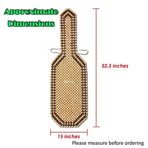 Handmade Wooden <b>Bead</b> <b>Car</b> <b>Seat</b> Cushion with Air Permeability and Memory Foam Comfortable <b>Car</b> <b>Seat</b> Cushion - Product Image 4