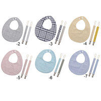 Bavoirs en coton Double face pour bébé fille, serviette de salive, vêtements pour enfant en bas âge