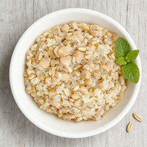 Riz de konjac instantané au micro-ondes, faible en glucides, végétalien, halal, nutrition équilibrée, repas prêts à consommer - Product Image 1