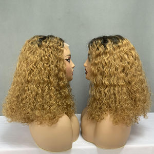 Peluca Bob de Pelo Virgen con Cierre 4x4, Color T1B/30, Rizado de Lujo, 14 Pulgadas, Precio al por Mayor para Mujeres - Product Image 2