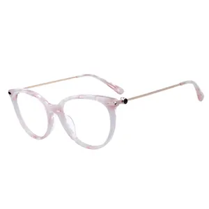MB-1164 Italiaanse Ontwerp Handgemaakte Vrouwen Acetaat Brillen Brillen Optische Bril