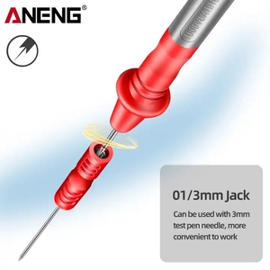 ANENG PT2003 Multimeter test Lead Extension Needle Probe 1000V 10A Red/black Insulated <b>Threading</b> <b>Tool</b> - Product Image 2