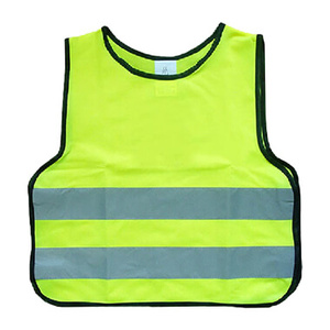 Gilet réflecteur pour enfants Gilets réfléchissants haute visibilité pour les activités nocturnes en plein air Gilet à bavette jaune néon pour le vélo - Product Image 1