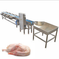 Máquina Clasificadora Automática de Peso para Patatas, Frutas Secas, Arándanos y Pescado, de Acero Inoxidable 304, Marca Kehong, 120-160 piezas/min