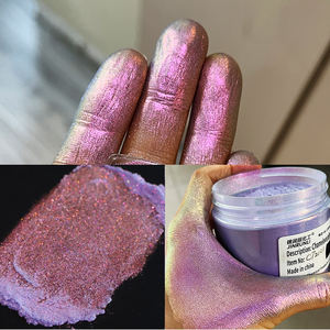 Poudres pigmentaires <span class=keywords><strong>effet</strong></span> arc-en-ciel et caméléon-Multichrome, changement de couleur, poudre en vrac irisée - Product Image 4