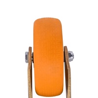 Roulettes pivotantes robustes en TPR de 4/5/6/8 pouces avec frein, roues en TPR de 52 mm, roulettes universelles pour chariot, établi, équipement