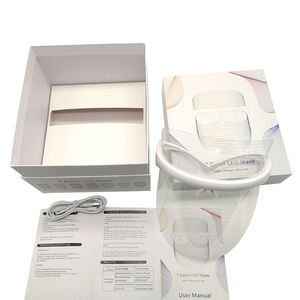 Shomfrs có thể sạc lại 7-màu <span class=keywords><strong>LED</strong></span> Beauty Mask cho trẻ hóa da và chống lão hóa trị liệu - Product Image 6