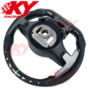 Volant de voiture sport en fibre de carbone personnalisé pour Mercedes-Benz AMG W204 W205 W221 W117 W166 W222 C43 C63 C180 - Product Image 3