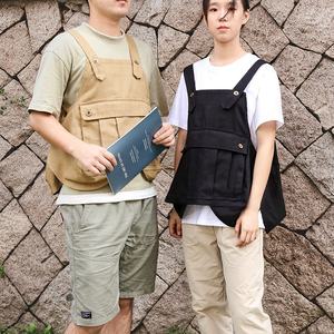 Utdoor-ropa de trabajo de <span class=keywords><strong>vaquero</strong></span> hecha a mano para <span class=keywords><strong>mujer</strong></span>, <span class=keywords><strong>chaleco</strong></span> de carpintero floral para acampar, bata de jardinería - Product Image 3