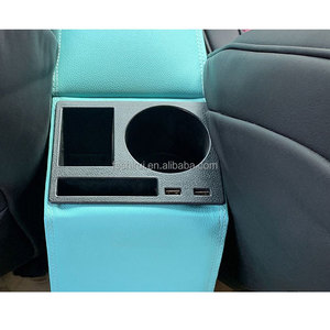 Support de rangement pour <span class=keywords><strong>accoudoir</strong></span> de voiture avec porte-gobelet et port USB amélioré pour Citroën <span class=keywords><strong>C3</strong></span>-XR C-Elysée Peugeot 301 2012 2013 2014 2015 2016 2017 2018 2019 - Product Image 3