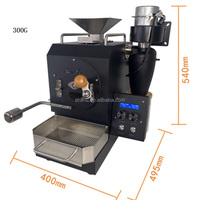 Commercial 1kg 300 600g Machine à torréfier le café en acier au carbone tambour torréfacteur torréfacteur Artisan torréfacteur