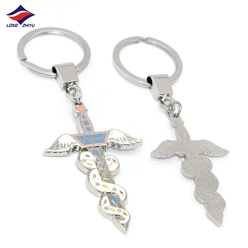 Shenzhen Longzhiyu 15 Years Supplier Key Ring Metal Keychain Silver Keychain Photo Keychains