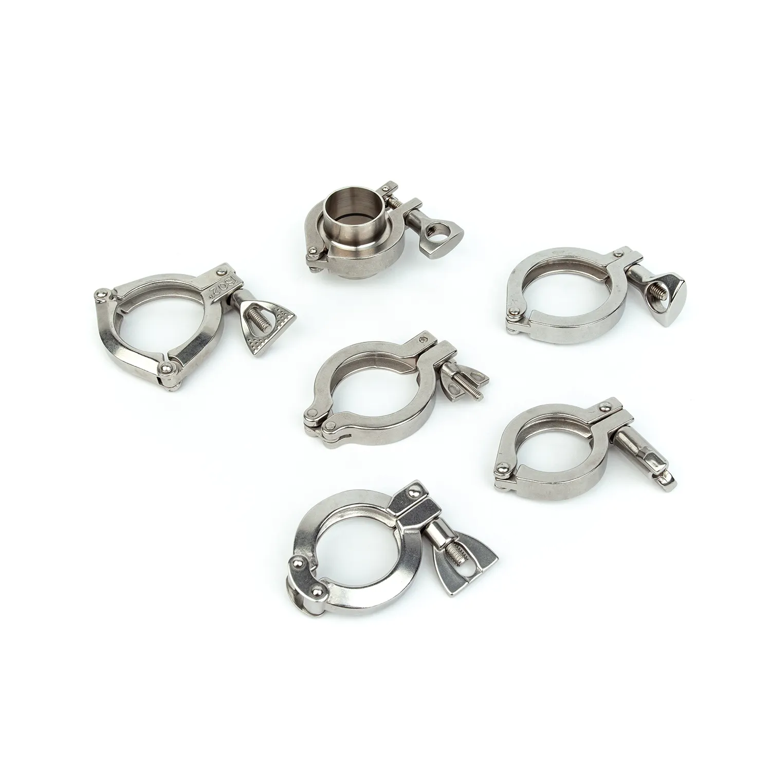 25.4Mm Stainless Steel Double /Single/Tiga Pin Heavy Duty Clamp Konektor Fitting Pipa