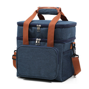 Sac à déjeuner isotherme double couche le plus vendu, nouveau design portable et tendance, pour les repas à emporter en extérieur, style ethnique - Product Image 5