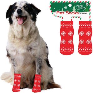 Merry Christmas Gift for Pet <b>Cat</b> and Dog <b>Sock</b> Anti-slip and Warm Winter Knitted Christmas Pet <b>cat</b> and Dog <b>Socks</b> - Product Image 2