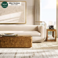 Ensemble de canapés de salon, design moderne, style italien élégant, en tissu, pour villa, meubles de maison, nouveau design