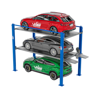 Promotion : Système de stationnement hydraulique intelligent à quatre poteaux, triple empilage, double plateforme, pour levage de voitures et équipement de <span class=keywords><strong>garage</strong></span> - Product Image 2