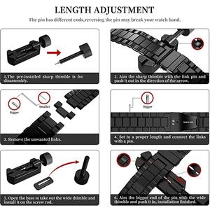 สายนาฬิกาข้อมือสแตนเลสสตีลไทเทเนียมสีสำหรับ <span class=keywords><strong>Apple</strong></span> <span class=keywords><strong>Watch</strong></span> ULTRA 2 49มม. 45มม. 44มม. 42มม. - Product Image 2