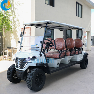 Robetaa 6 Passenger Golf Car Brand New 4 Wheel Club Car Golf Cart for Sale Smooth Shock Absorption Professional Custom Suspensio - Product Image 4